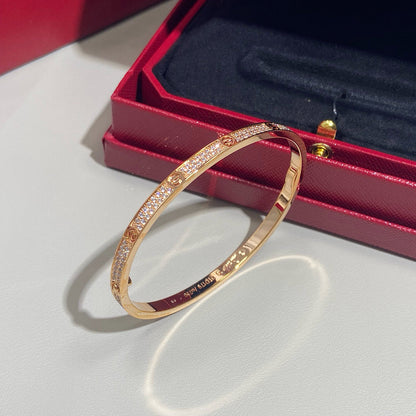 [Amore]LOVE BRACELET 3.65MM DIAMOND-PAVED