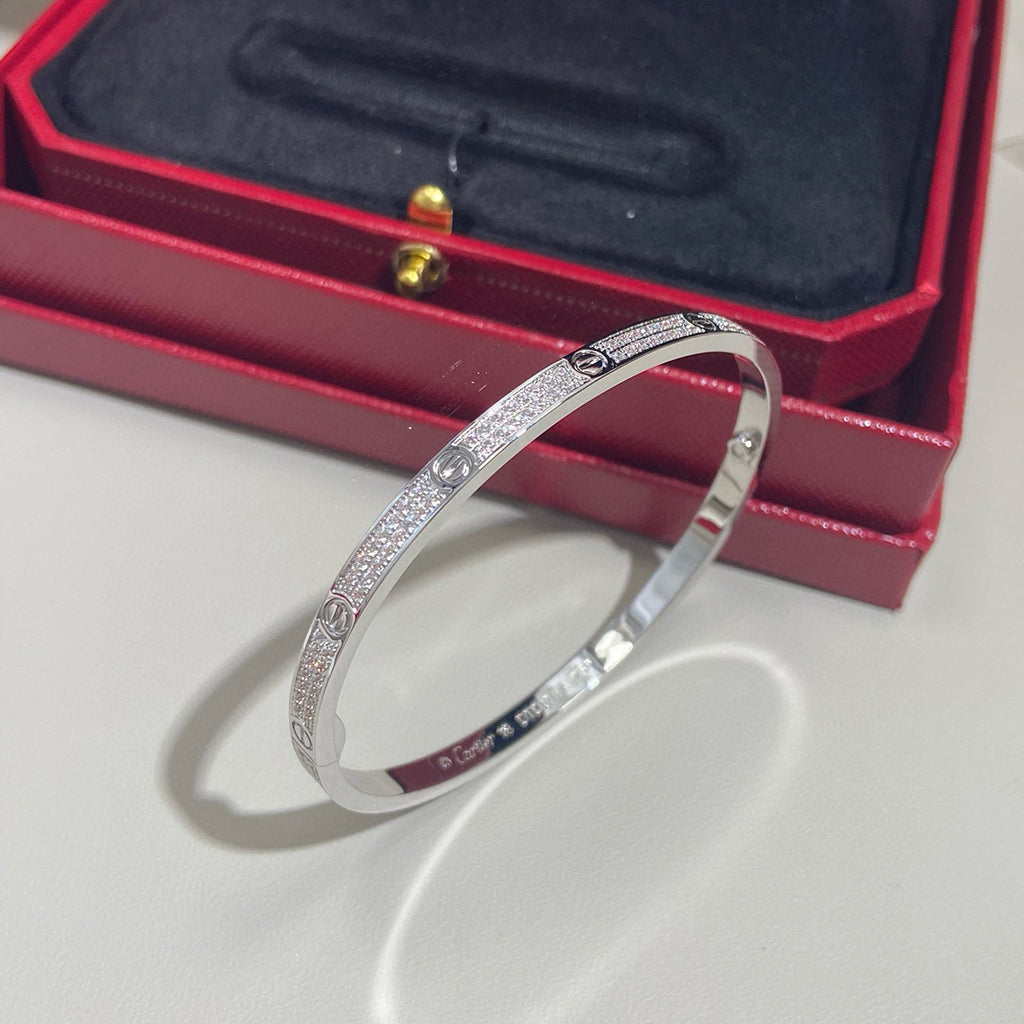 [Amore]LOVE BRACELET 3.65MM DIAMOND-PAVED