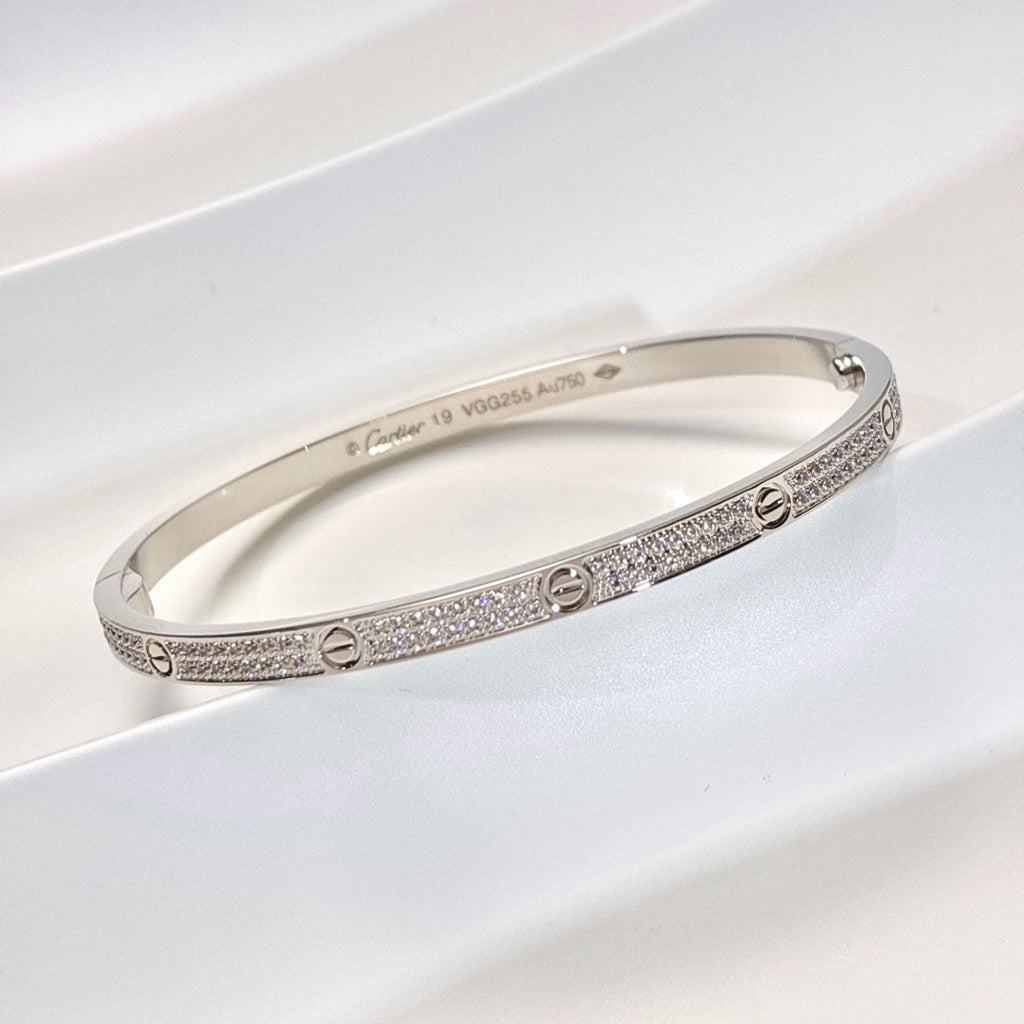 [Amore]LOVE BRACELET 3.65MM DIAMOND-PAVED