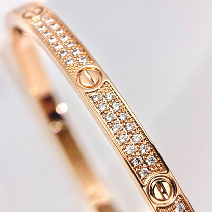 [Amore]LOVE BRACELET 3.65MM DIAMOND-PAVED