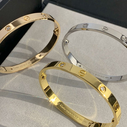 [Amore]LOVE BRACELET 6.1MM 4 DIAMONDS