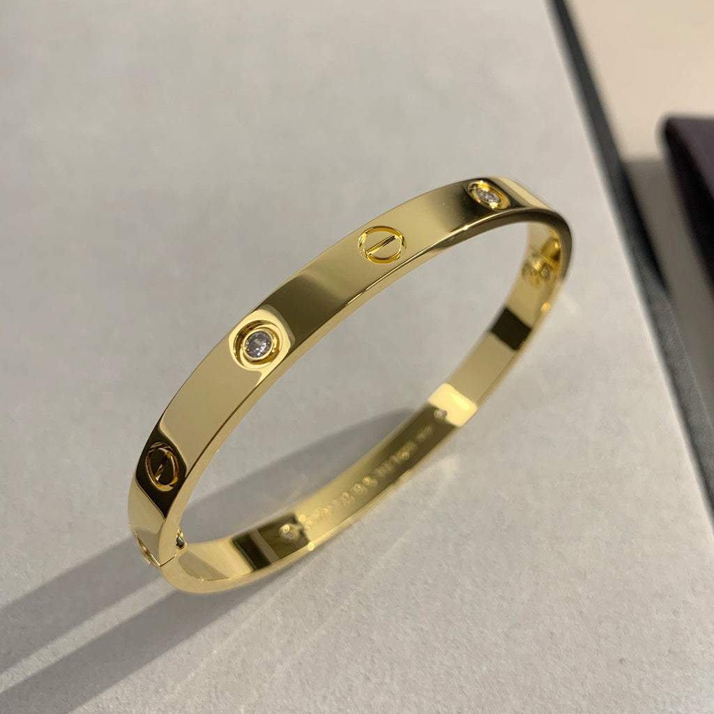 [Amore]LOVE BRACELET 6.1MM 4 DIAMONDS