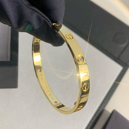 [Amore]LOVE BRACELET 6.1MM 4 DIAMONDS