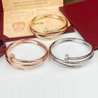 [Amore]JUSTE BRACELET 3.5MM DOUBLE ROW DIAMOND