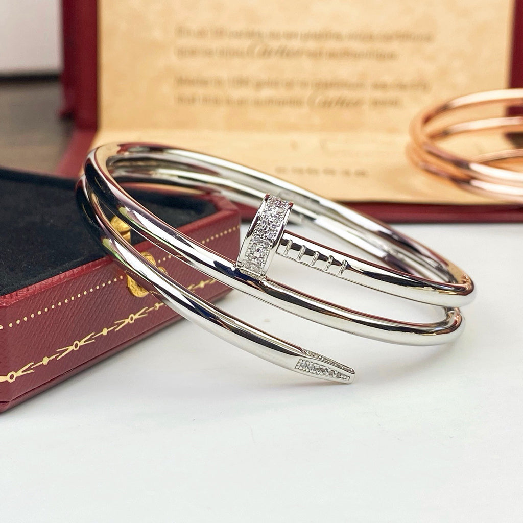 [Amore]JUSTE BRACELET 3.5MM DOUBLE ROW DIAMOND