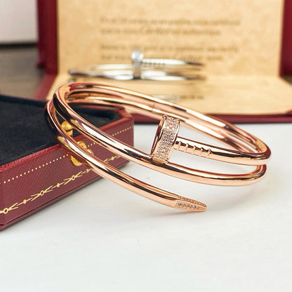 [Amore]JUSTE BRACELET 3.5MM DOUBLE ROW DIAMOND