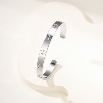 [Amore]LOVE BRACELET 6.1MM OPEN CUFF