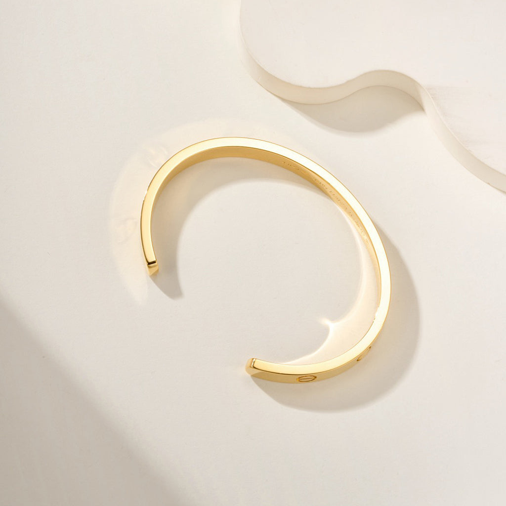 [Amore]LOVE BRACELET 6.1MM OPEN CUFF