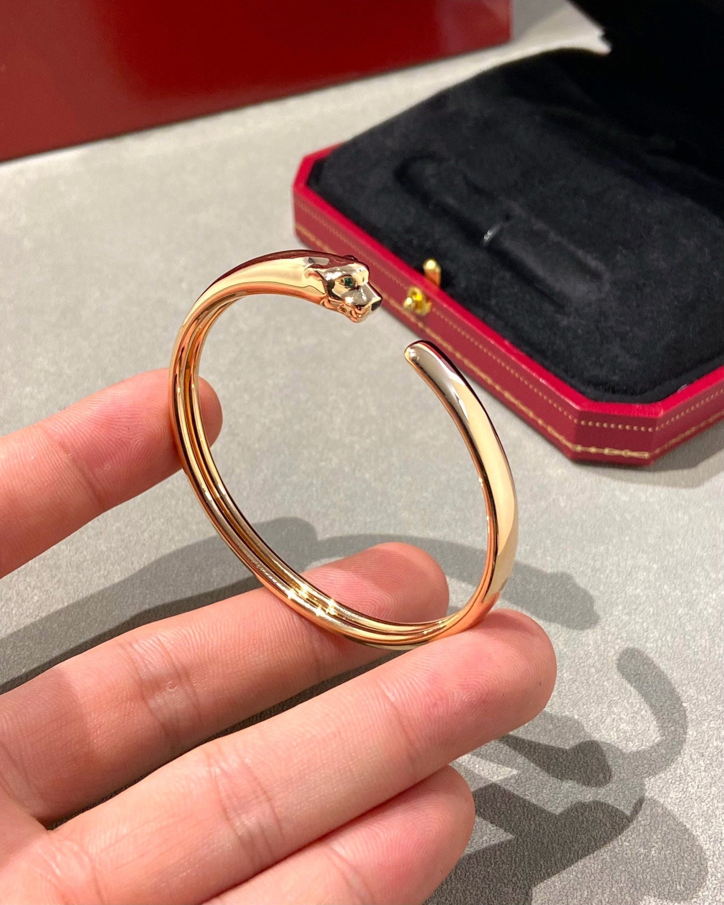 [Amore]PANTHERE OPEN BRACELET