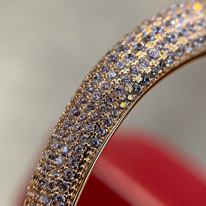 [Amore]PANTHERE HALF DIAMOND OPEN BRACELET