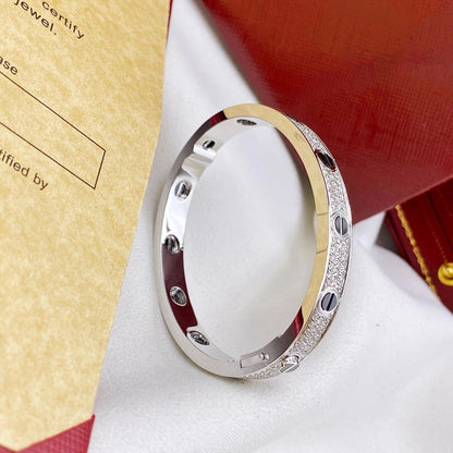 [Amore]LOVE BRACELET 6.1MM DIAMOND-PAVED CERAMIC