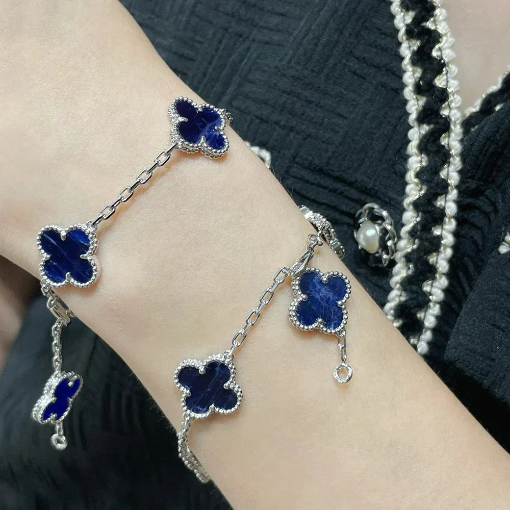 [Amore]CLOVER 5 MOTIF PIETERSITE BRACELET COLLECTION