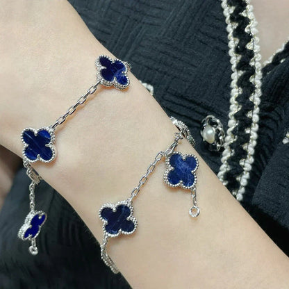 [Amore]CLOVER 5 MOTIF PIETERSITE BRACELET COLLECTION