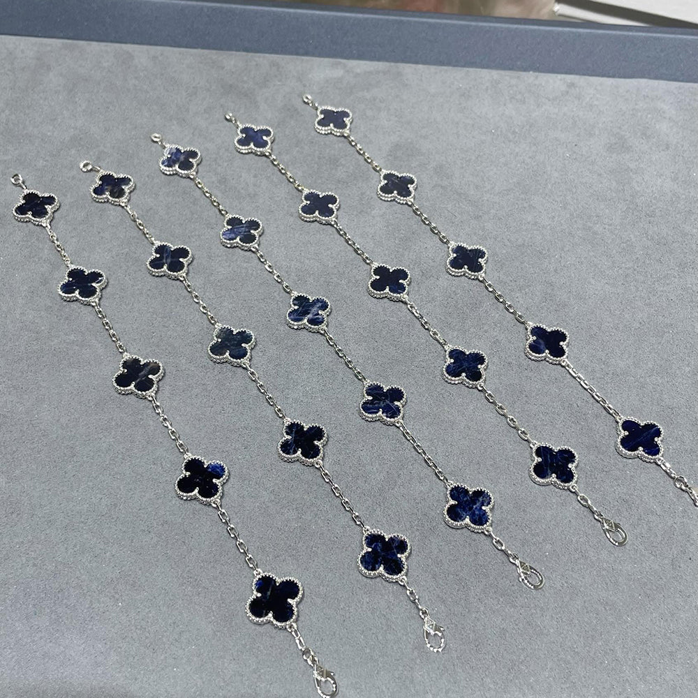 [Amore]CLOVER 5 MOTIF PIETERSITE BRACELET COLLECTION