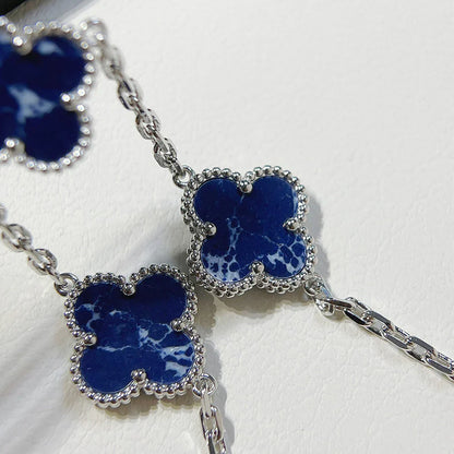 [Amore]CLOVER 5 MOTIF PIETERSITE BRACELET COLLECTION
