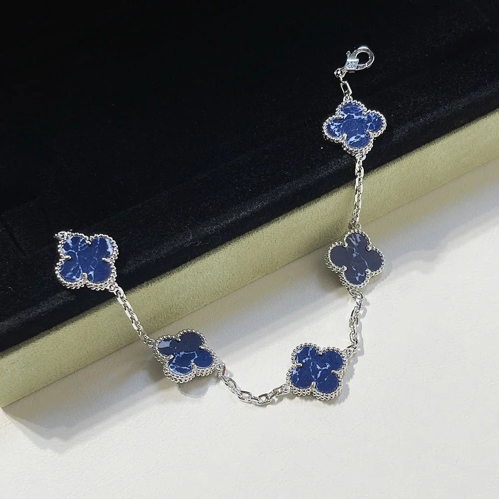 [Amore]CLOVER 5 MOTIF PIETERSITE BRACELET COLLECTION