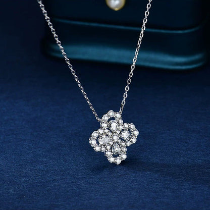 [Amore]LOOP NECKLACE FULL MOTIF DIAMOND 16MM MULTIPLE COLORS