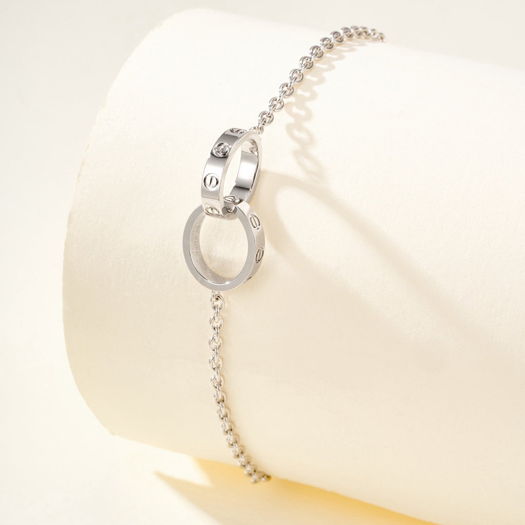 [Amore]LOVE BRACELET DOUBLE RING