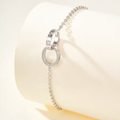 [Amore]LOVE BRACELET DOUBLE RING