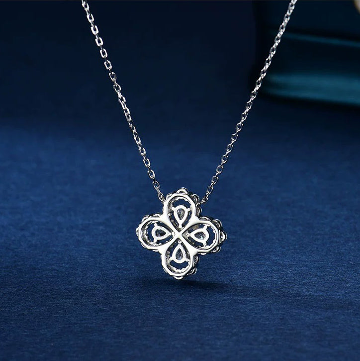 [Amore]LOOP NECKLACE FULL MOTIF DIAMOND 16MM MULTIPLE COLORS