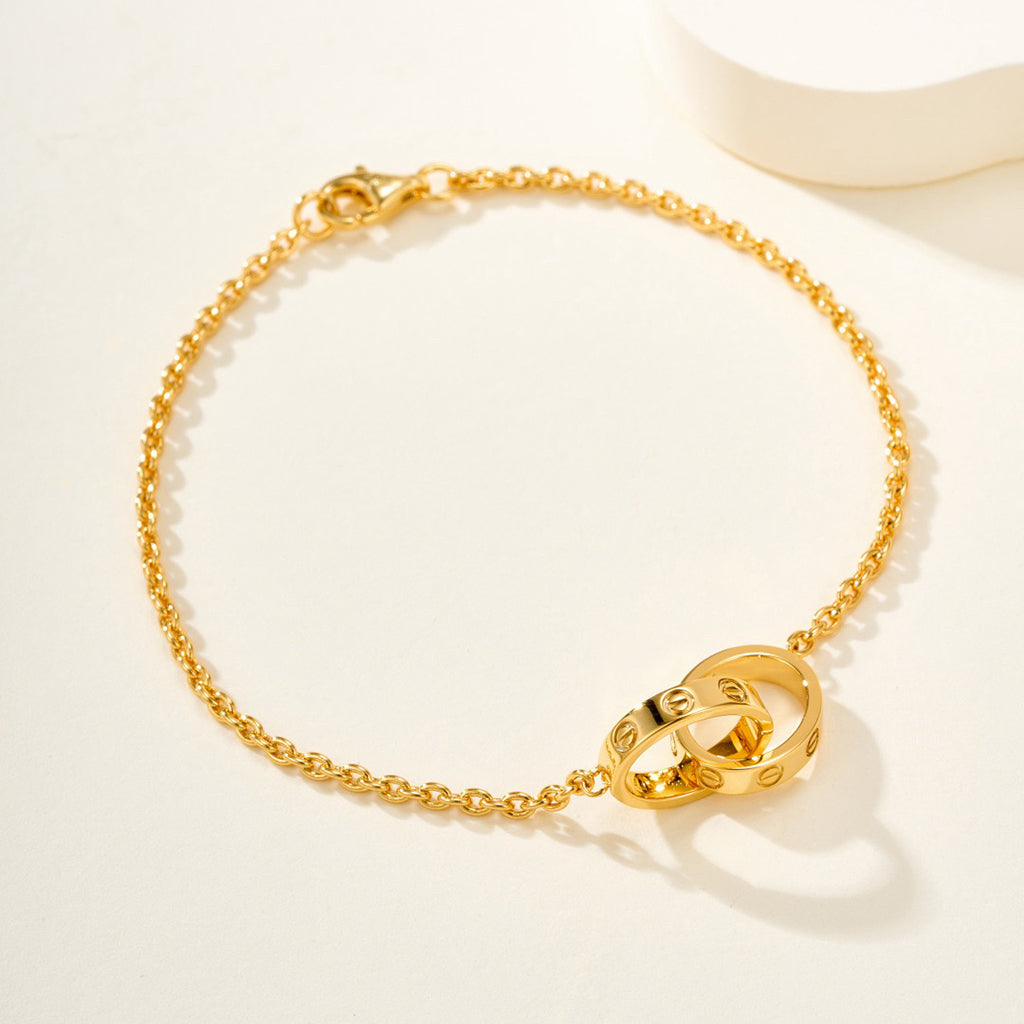[Amore]LOVE BRACELET DOUBLE RING