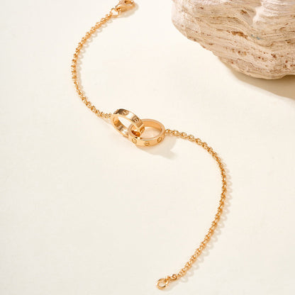 [Amore]LOVE BRACELET DOUBLE RING