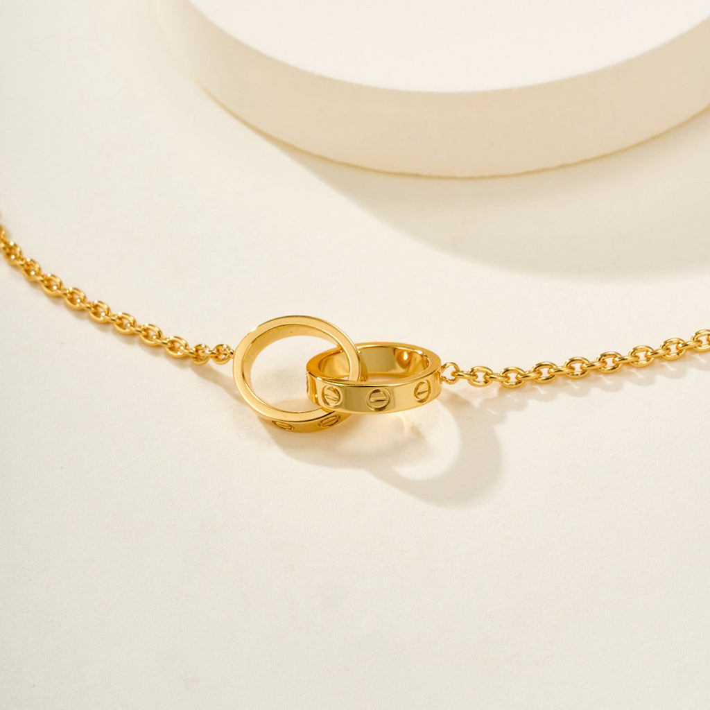 [Amore]LOVE BRACELET DOUBLE RING