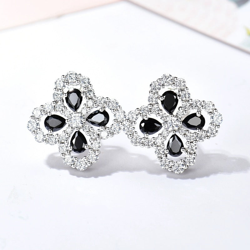 [Amore]LOOP EARRINGS FULL MOTIF DIAMOND 16MM