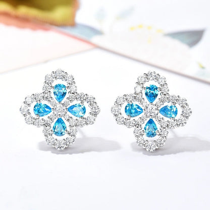 [Amore]LOOP EARRINGS FULL MOTIF DIAMOND 16MM