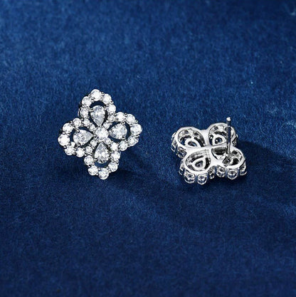 [Amore]LOOP EARRINGS FULL MOTIF DIAMOND 16MM
