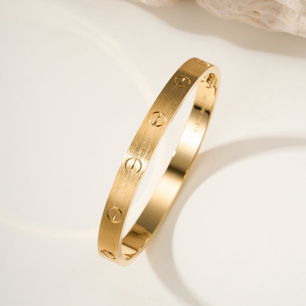 [Amore]LOVE BRACELET 6.1MM BRUSHED