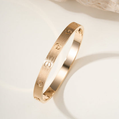 [Amore]LOVE BRACELET 6.1MM BRUSHED