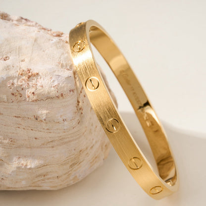[Amore]LOVE BRACELET 6.1MM BRUSHED