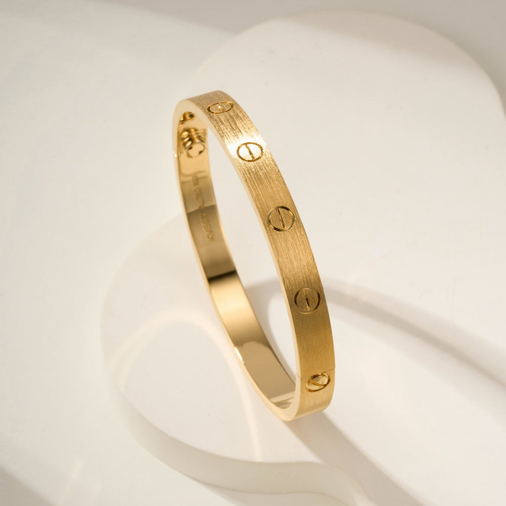 [Amore]LOVE BRACELET 6.1MM BRUSHED