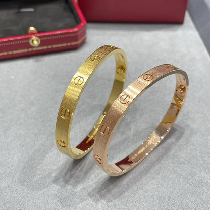 [Amore]LOVE BRACELET 6.1MM BRUSHED