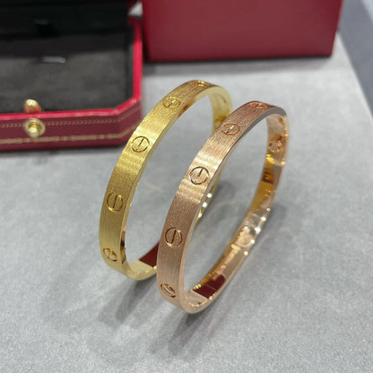 [Amore]LOVE BRACELET 6.1MM BRUSHED