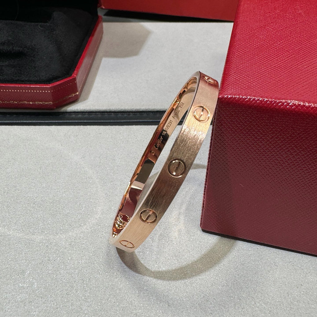 [Amore]LOVE BRACELET 6.1MM BRUSHED