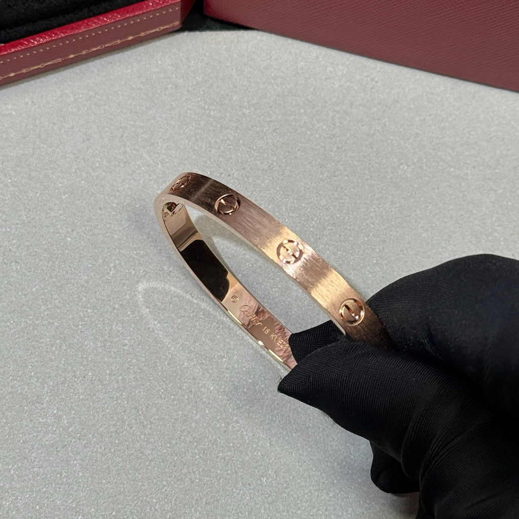 [Amore]LOVE BRACELET 6.1MM BRUSHED