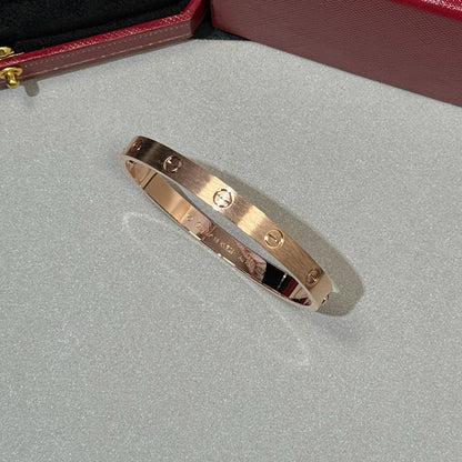 [Amore]LOVE BRACELET 6.1MM BRUSHED