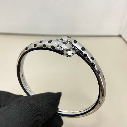 [Amore]PANTHERE DOUBLE HEADED OPEN BRACELET