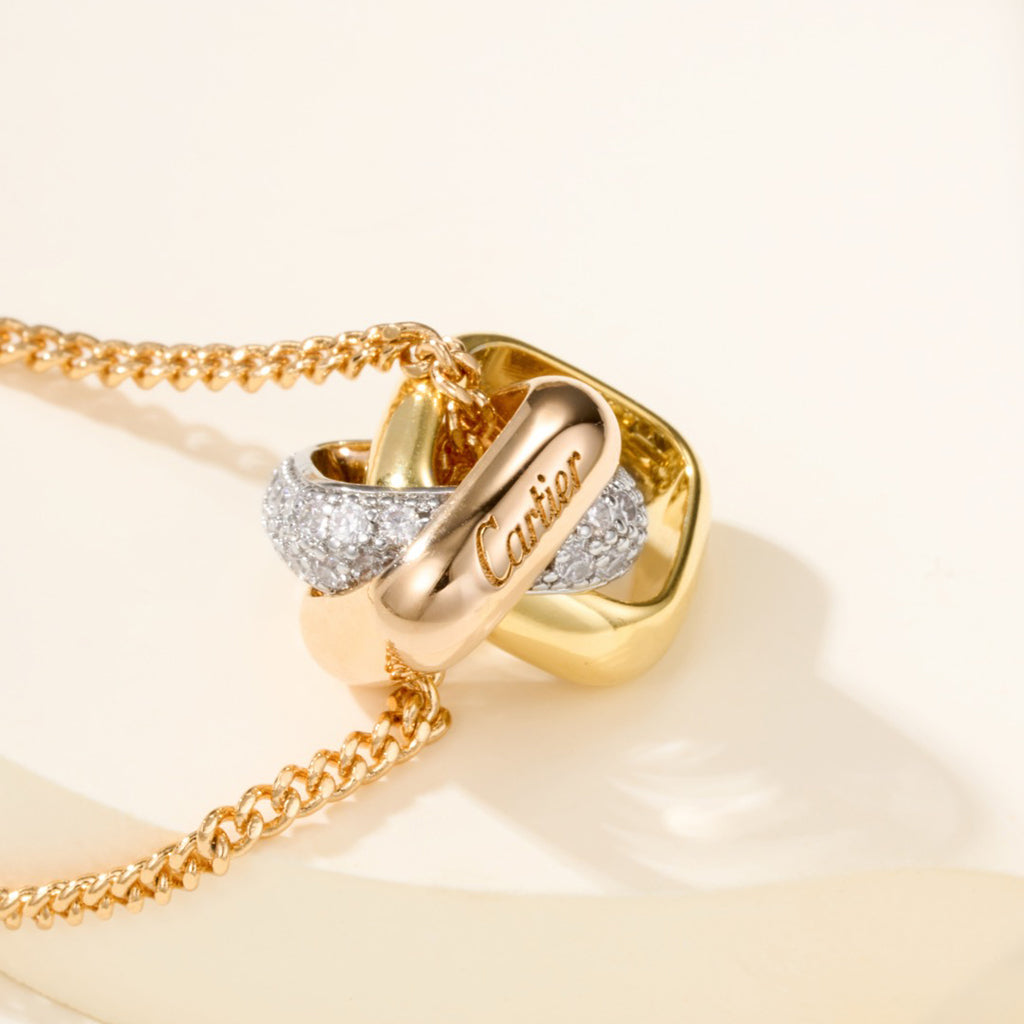 [Amore]TRINITY CUSHION NECKLACE COLLECTION