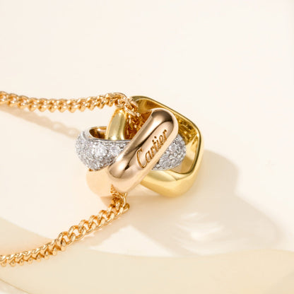 [Amore]TRINITY CUSHION NECKLACE COLLECTION