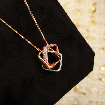 [Amore]TRINITY CUSHION NECKLACE COLLECTION