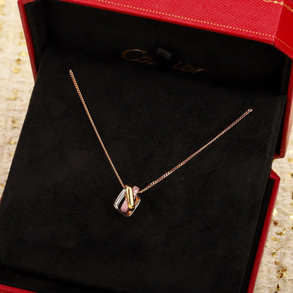 [Amore]TRINITY CUSHION NECKLACE COLLECTION