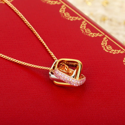 [Amore]TRINITY CUSHION NECKLACE COLLECTION