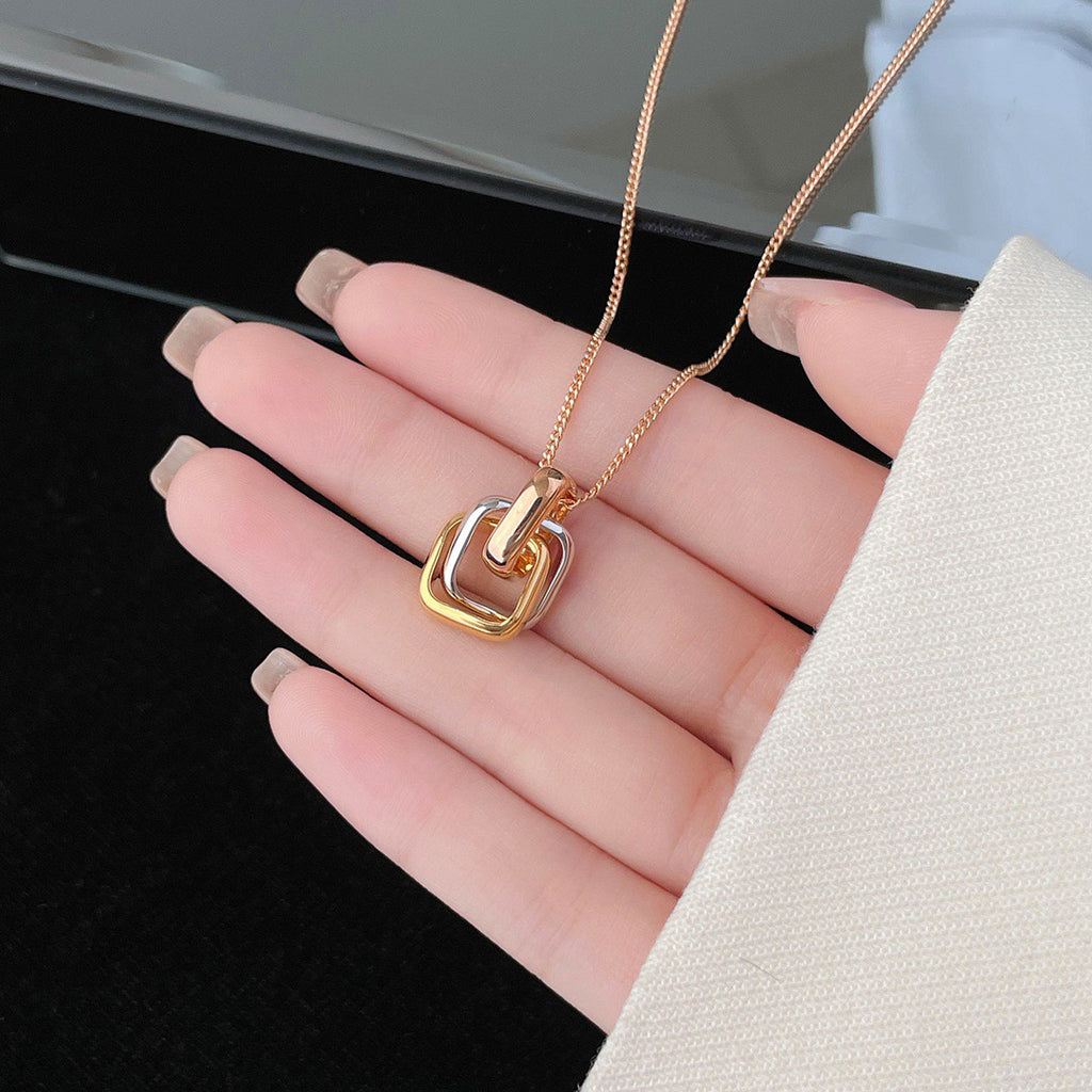 [Amore]TRINITY CUSHION NECKLACE COLLECTION