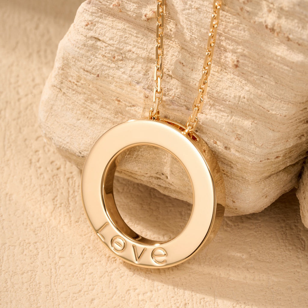 [Amore]LOVE NECKLACE 16MM  FULL DIAMOND