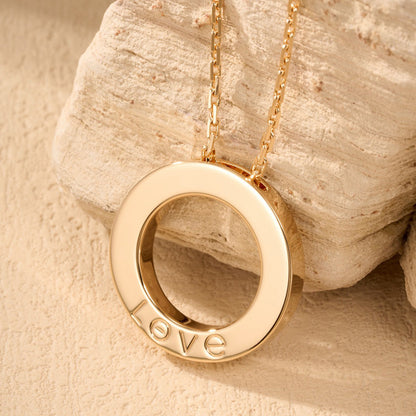 [Amore]LOVE NECKLACE 16MM  FULL DIAMOND