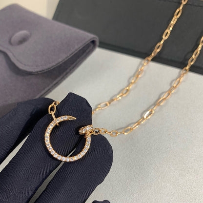 [Amore]JUSTE NECKLACE FULL DIAMONDS
