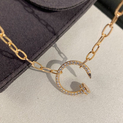 [Amore]JUSTE NECKLACE FULL DIAMONDS